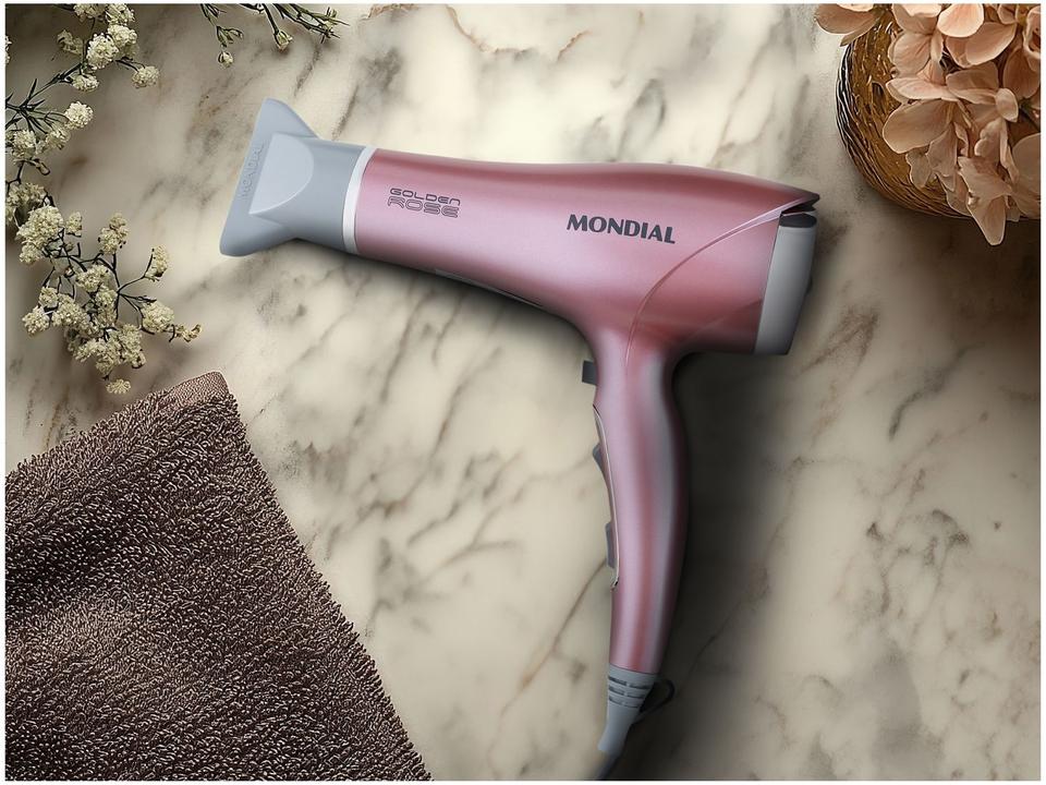 Secador de Cabelo Mondial Tourmaline Ion Golden - 3