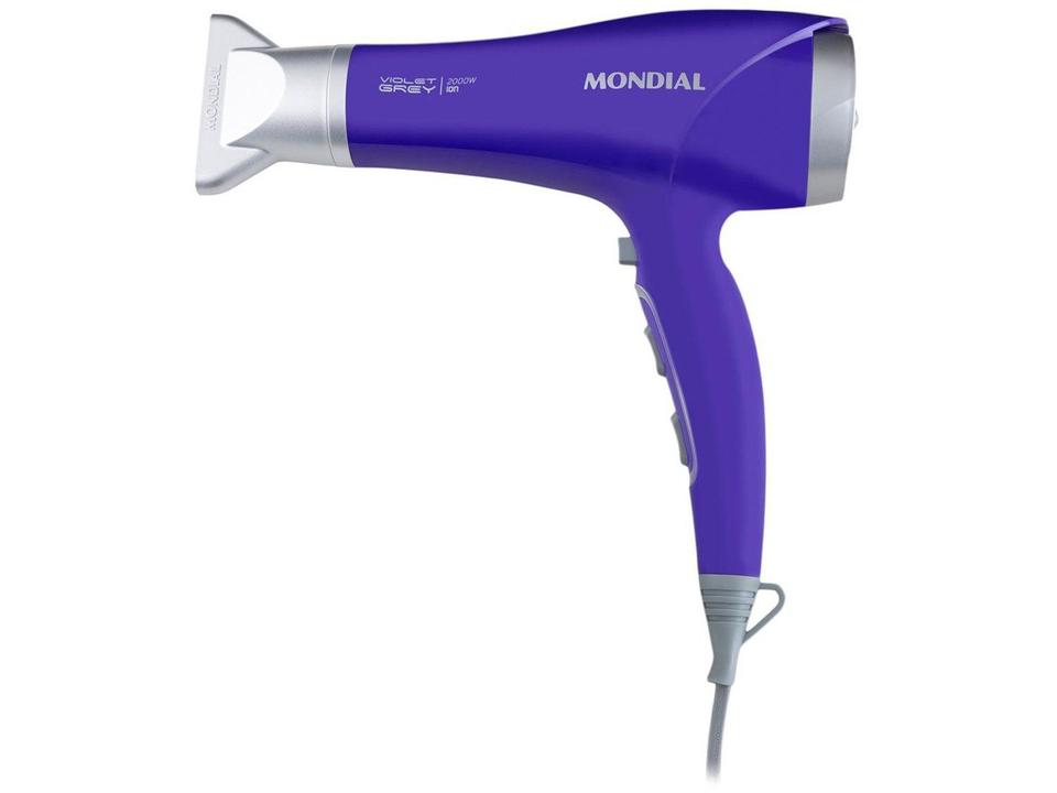 Secador de Cabelo Mondial Tourmaline Íon Lilás - 10