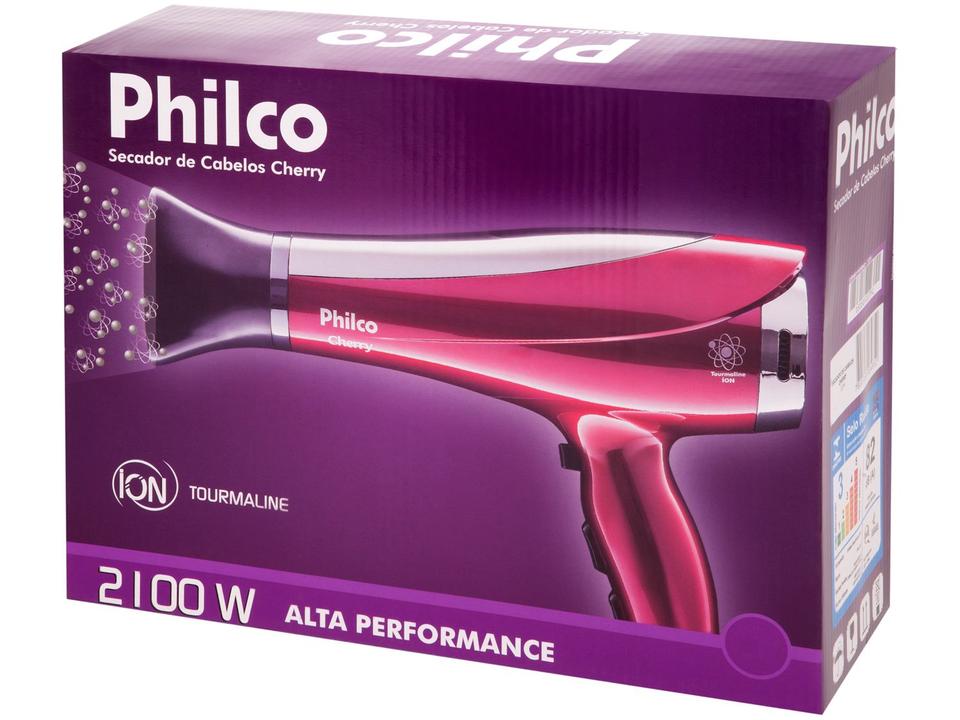 Secador de Cabelo Philco Cherry - 2100W 2 Velocidades - 110 V - 9