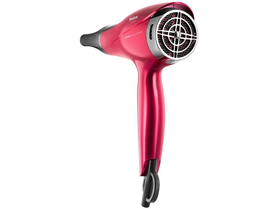 Secador de Cabelo Philco Íons Tourmaline Cherry 2200W 2 Velocidades PSC2300 - 7