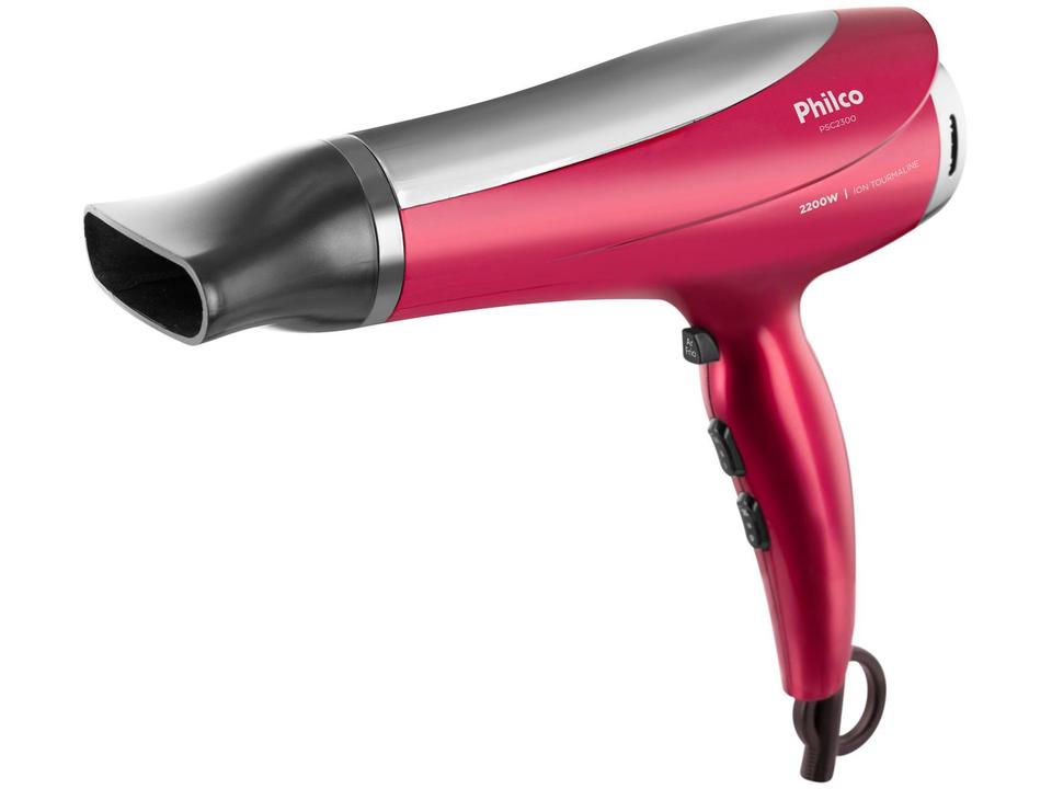 Secador de Cabelo Philco Íons Tourmaline Cherry 2200W 2 Velocidades PSC2300 - 6