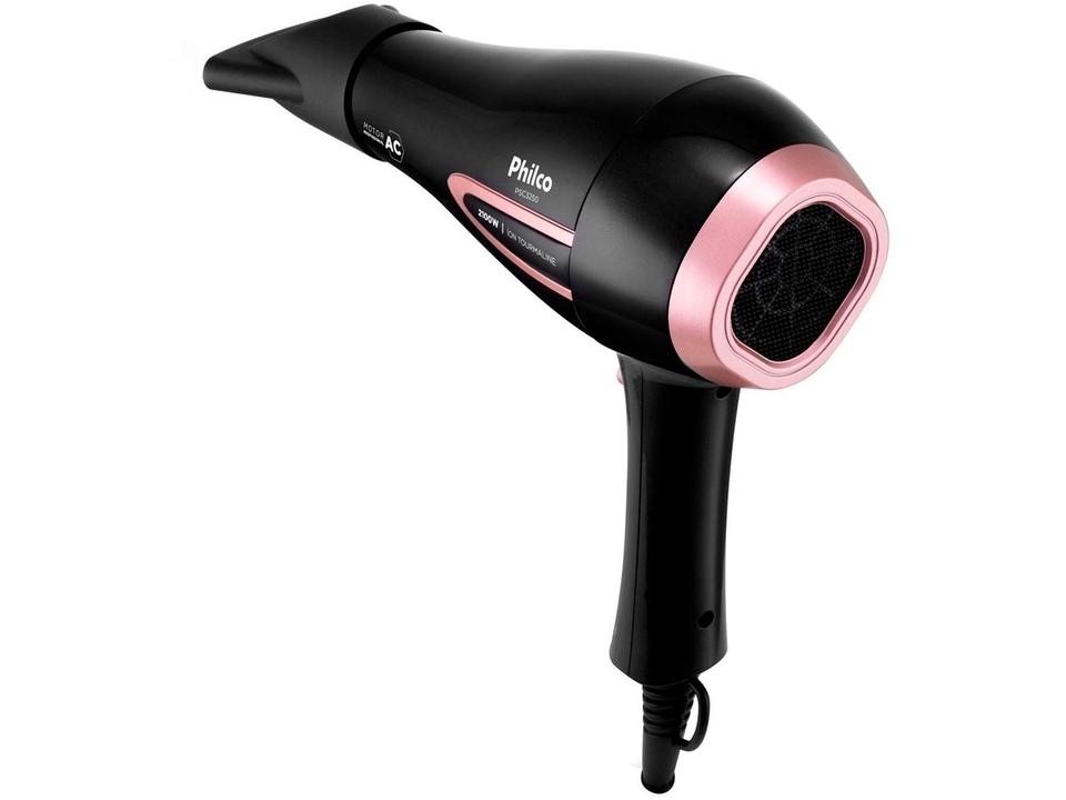 Secador de Cabelo Philco Tourmaline Íon Preto 2100W 2 Velocidades PSA3250 - 8
