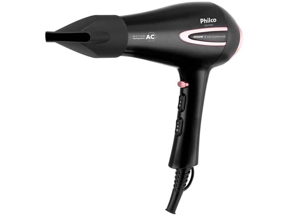 Secador de Cabelo Philco Tourmaline Íon Preto 2100W 2 Velocidades PSA3250 - 6