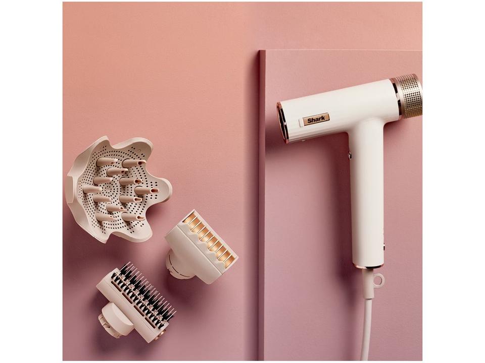 Secador de Cabelo Shark Branco 1700W 3 Velocidades Speedstyle Cacheados e Crespos - 5