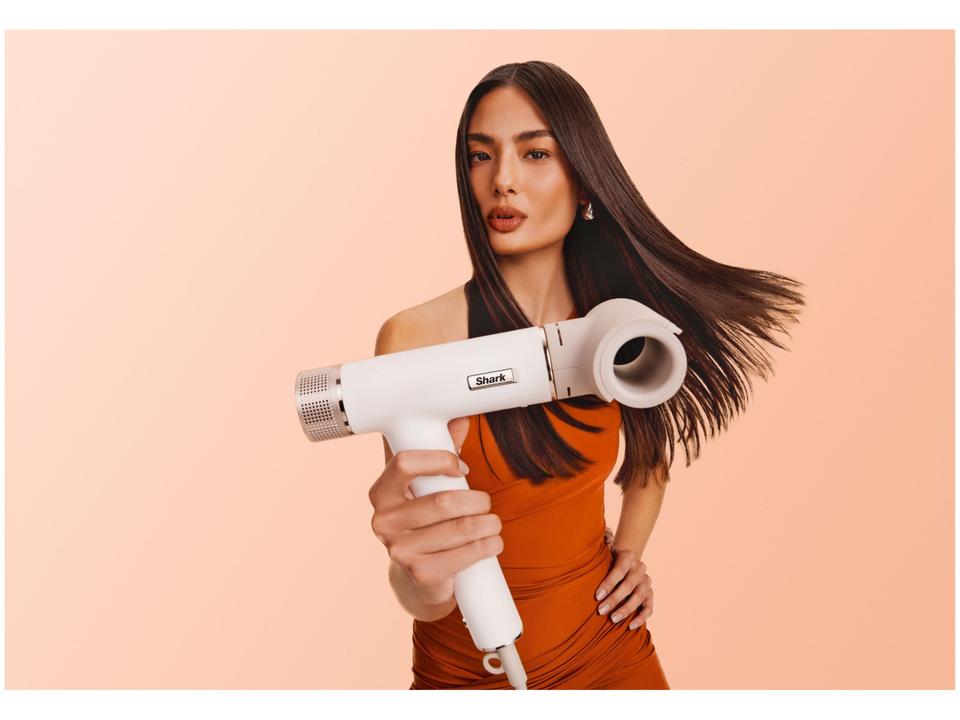 Secador de Cabelo Shark Branco 1700W 3 Velocidades Speedstyle Cacheados e Crespos - 2