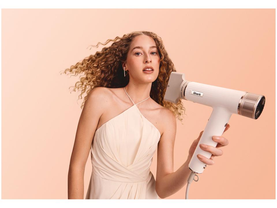 Secador de Cabelo Shark Branco 1700W 3 Velocidades Speedstyle Cacheados e Crespos - 3