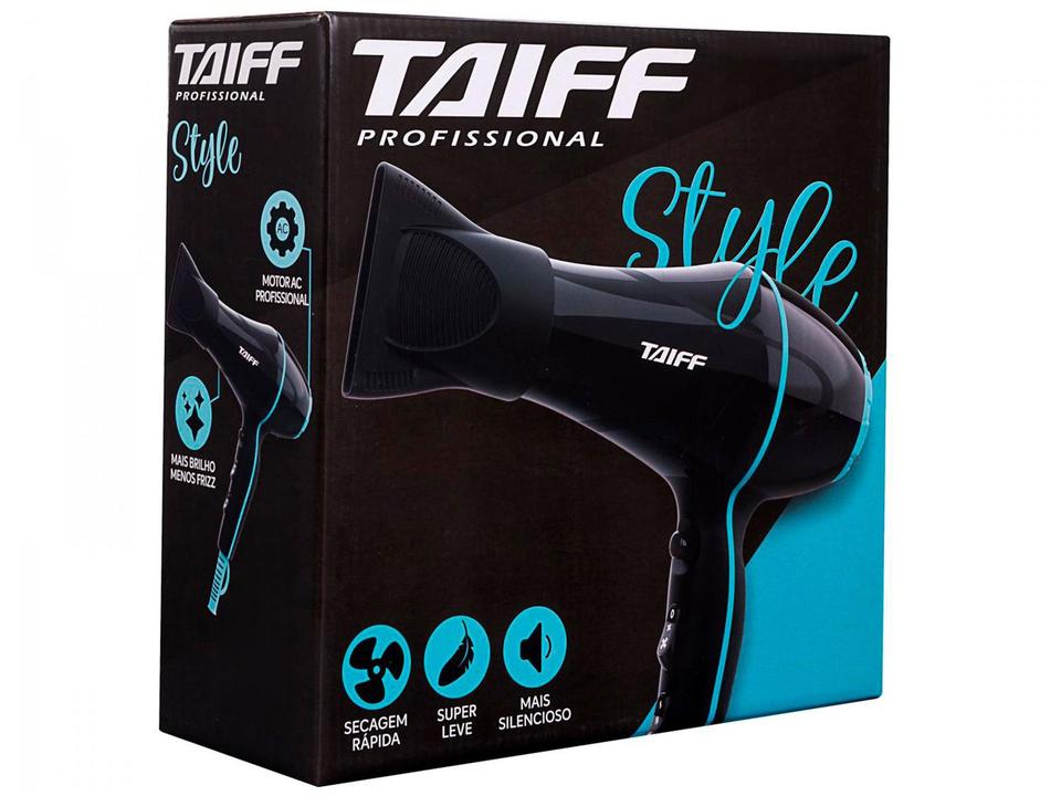 Secador de Cabelo Taiff Preto 2000W 2 Velo - 6