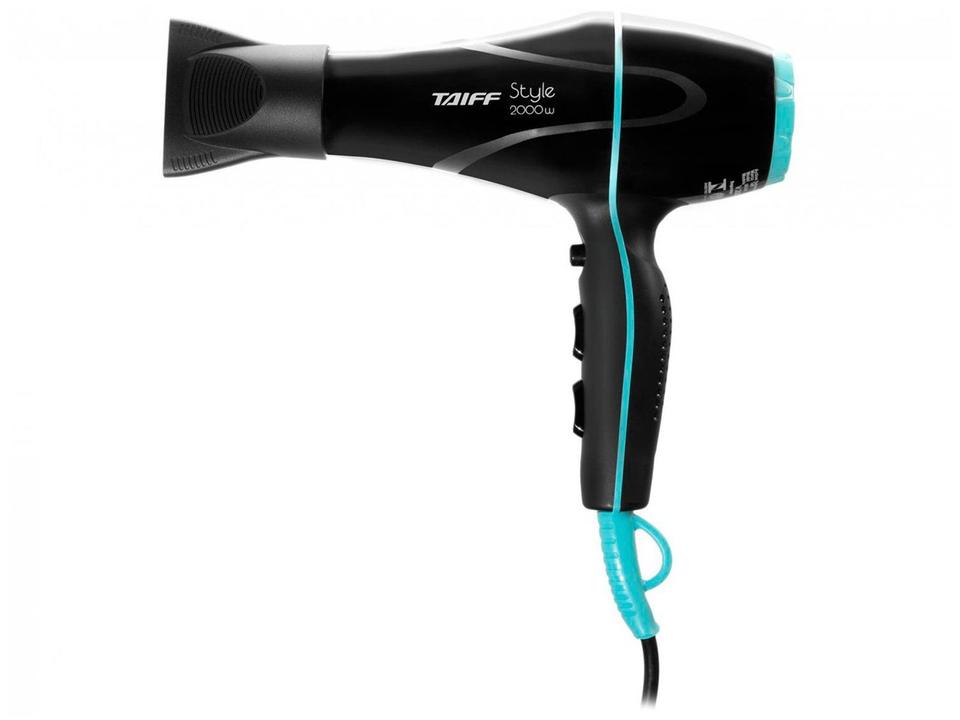 Secador de Cabelo Taiff Preto 2000W 2 Velo - 3