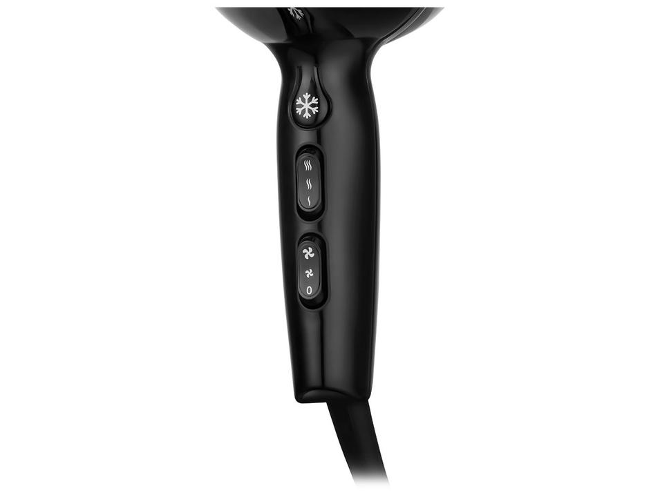 Secador de Cabelo Taiff Profissional com Íons Preto 2100W 2 Velocidades Tourmaline Íon 389 - 7