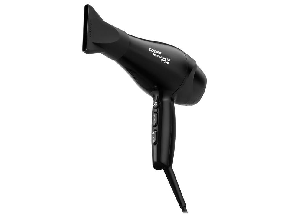 Secador de Cabelo Taiff Profissional com Íons Preto 2100W 2 Velocidades Tourmaline Íon 389 - 6