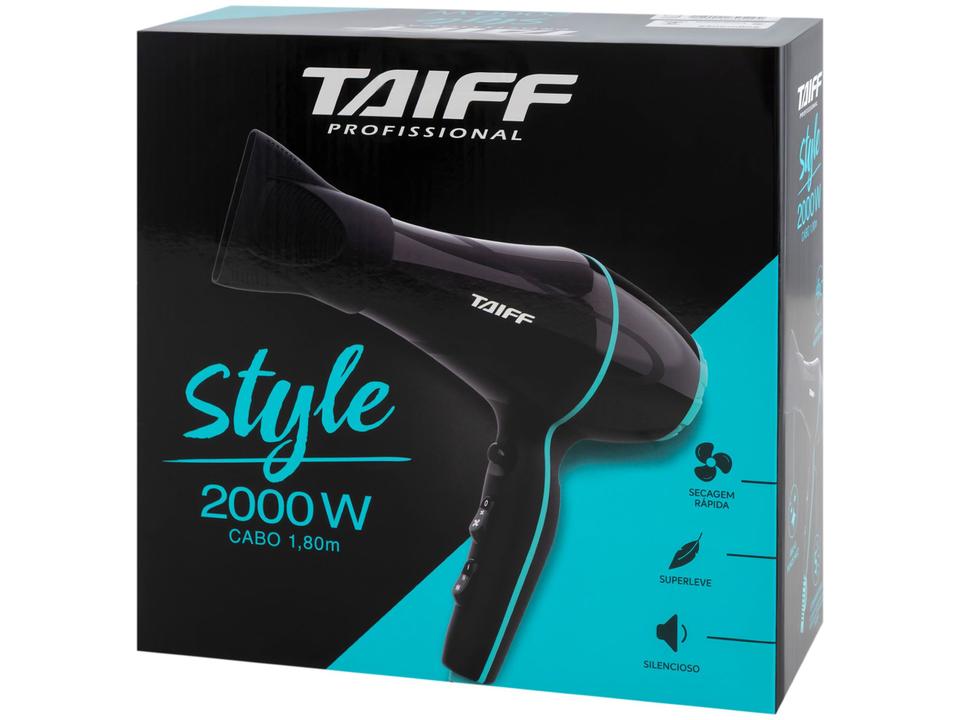 Secador de Cabelo Taiff Style Preto 2000W - 11