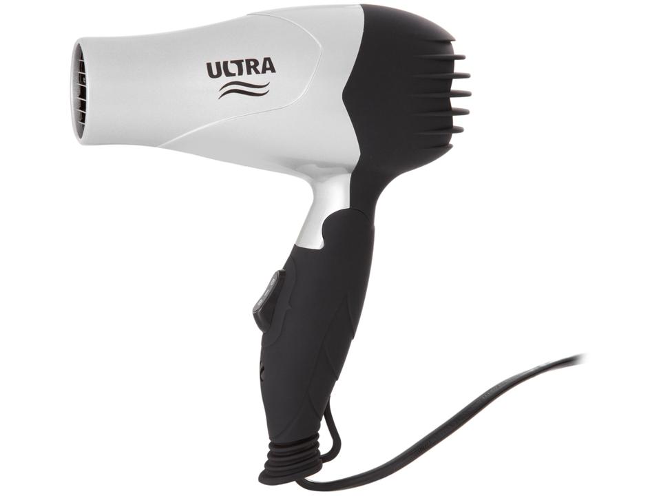 Secador de Cabelo Ultra SC-15 Para Viagens - com Íons 850W 2 Velocidades Cinza e Preto - 5