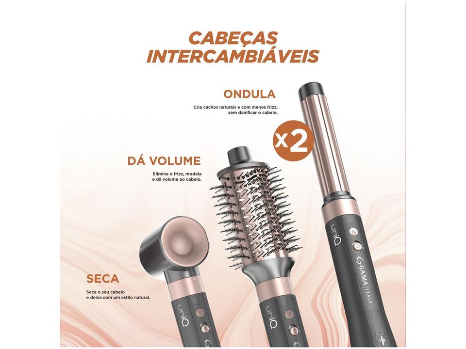 Secador e Modelador de Cabelo 4 em 1 GAMA Italy Uniq Aura - 11