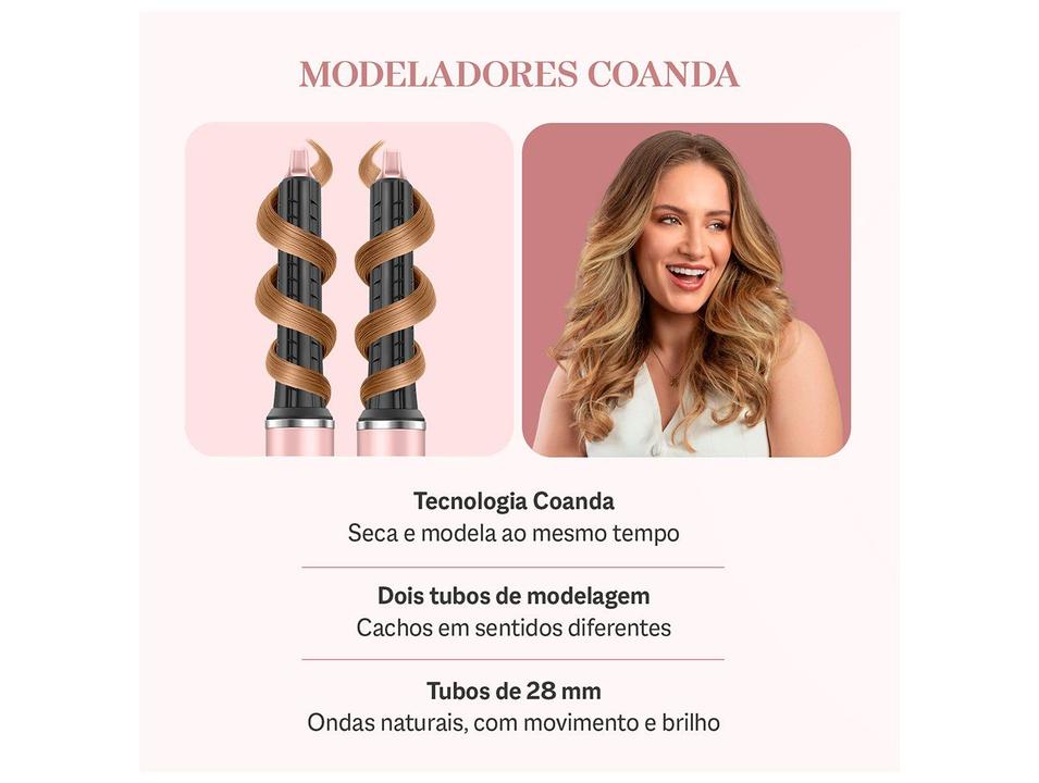 Secador Multifuncional 5 Em 1 Mondial Golden Rosé 1500W SM-01-BLDC-GR - 4