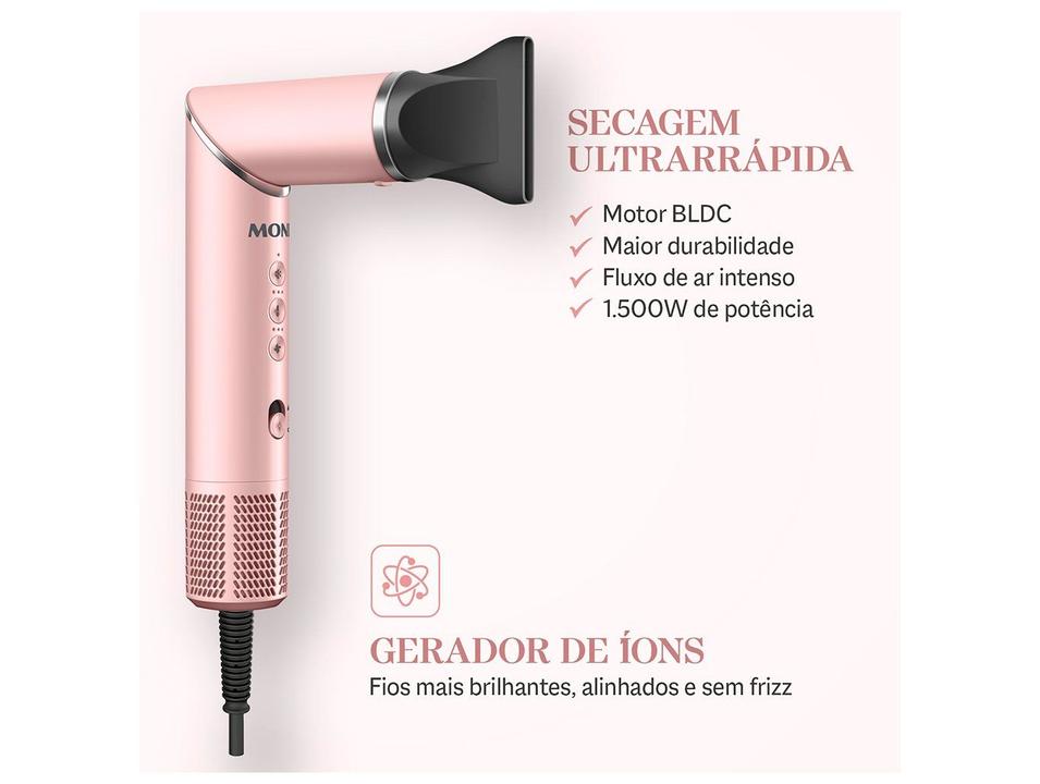 Secador Multifuncional 5 Em 1 Mondial Golden Rosé 1500W SM-01-BLDC-GR - 3