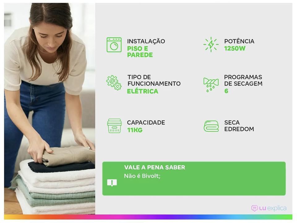 Secadora de Roupas de Piso e Parede Electrolux - 1