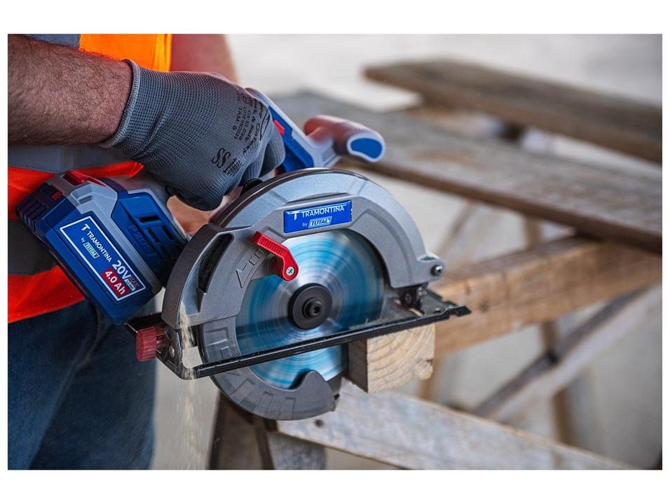 Serra Circular a Bateria 20V Tramontina by Total 185mm 4800RPM 2 Peças - 2