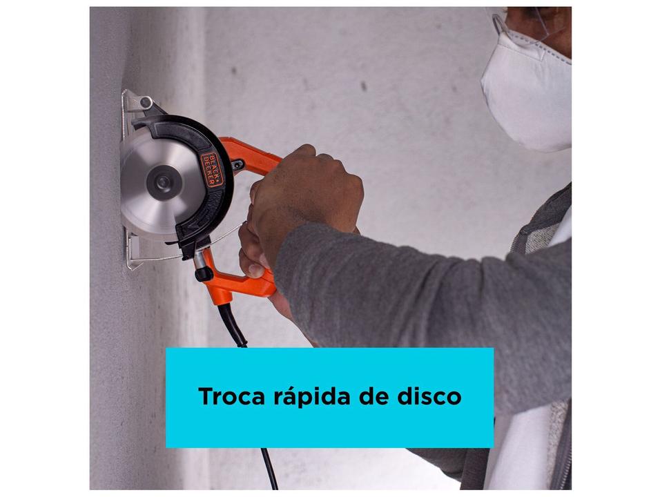 Serra Mármore Elétrica Black+Decker BES41200 4 1/2” 14000 RPM - 5