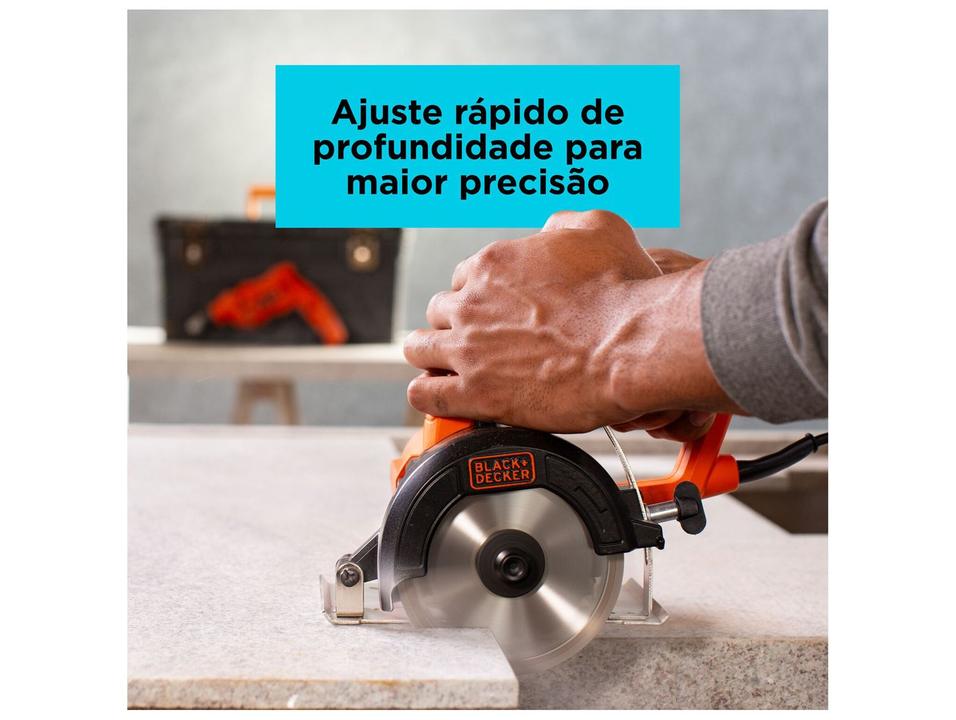 Serra Mármore Elétrica Black+Decker BES41200 4 1/2” 14000 RPM - 3