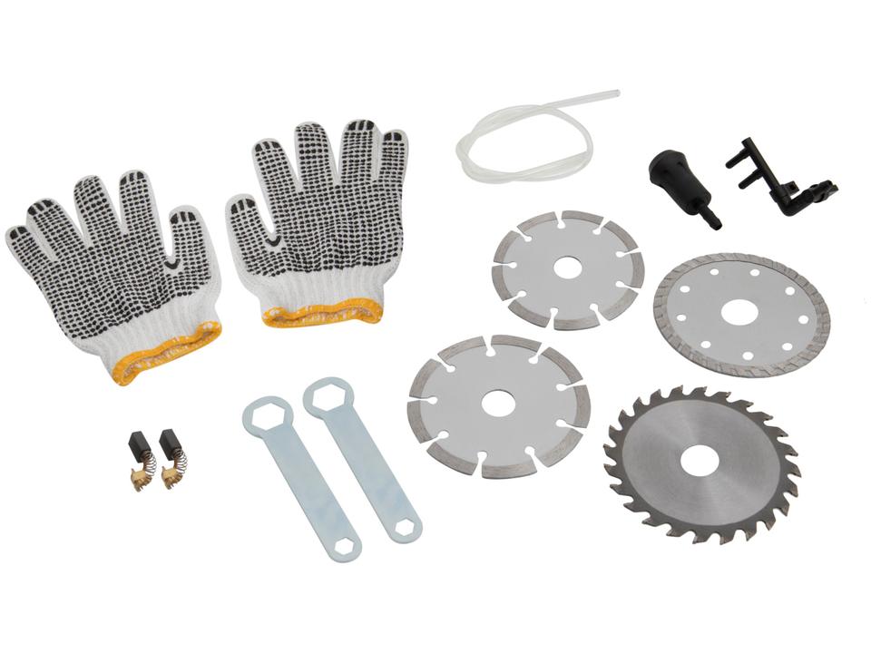 Serra Mármore Elétrica Nell MB91105 110mm  - 1300W 1200 RPM 8 Peças - 7