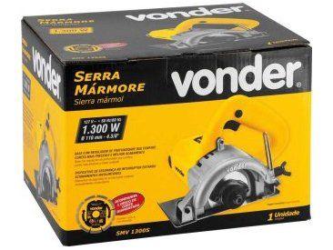 Serra Mármore Elétrica Vonder SMV 1300S 4.3/8" 1300W 13000RPM 4 Peças - 9