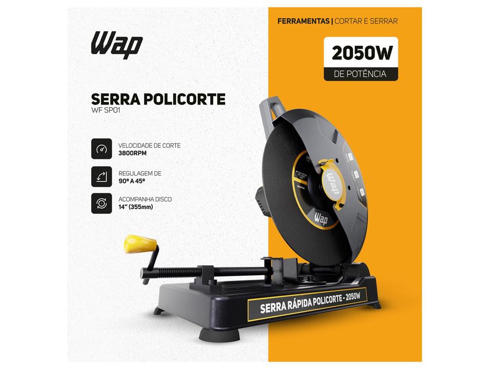 Serra Policorte de Bancada WAP WF SP01 2050W 14" - 1