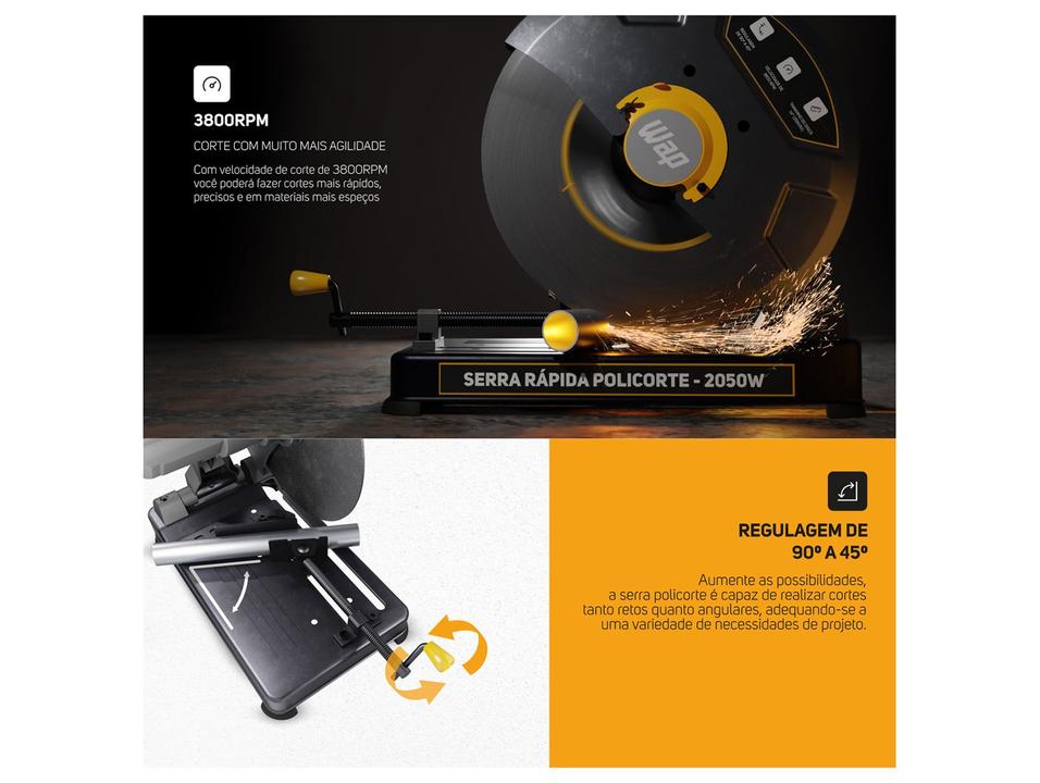 Serra Policorte de Bancada WAP WF SP01 2050W 14" - 2