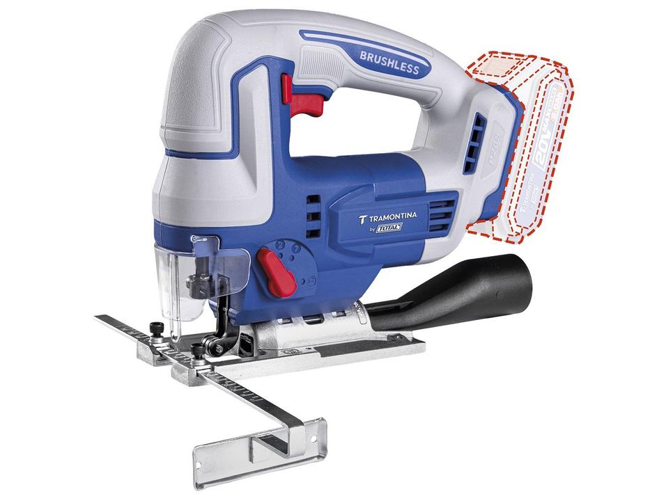 Serra Tico-tico a Bateria 20V Tramontina by Total 3000RPM 6 Peças - 4