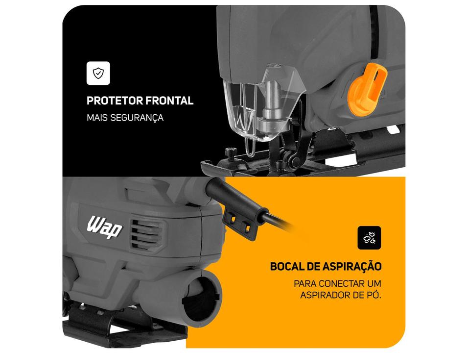 Serra Tico Tico Elétrica Wap STT02 800W 3000GPM 4 Peças - 5