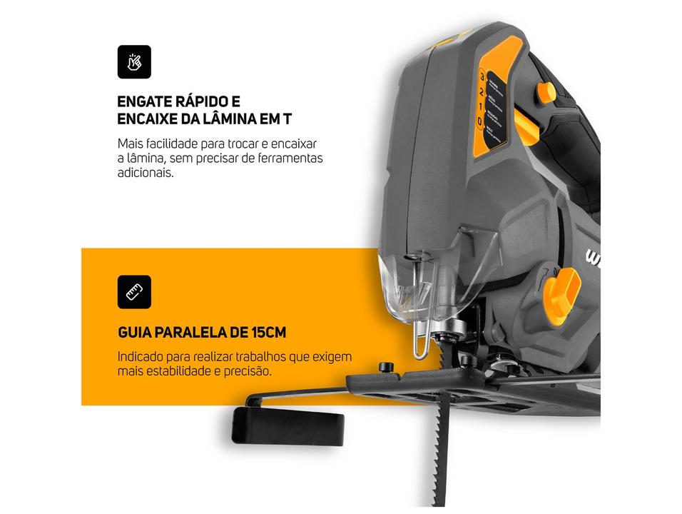 Serra Tico Tico Elétrica Wap STT02 800W 3000GPM 4 Peças - 4