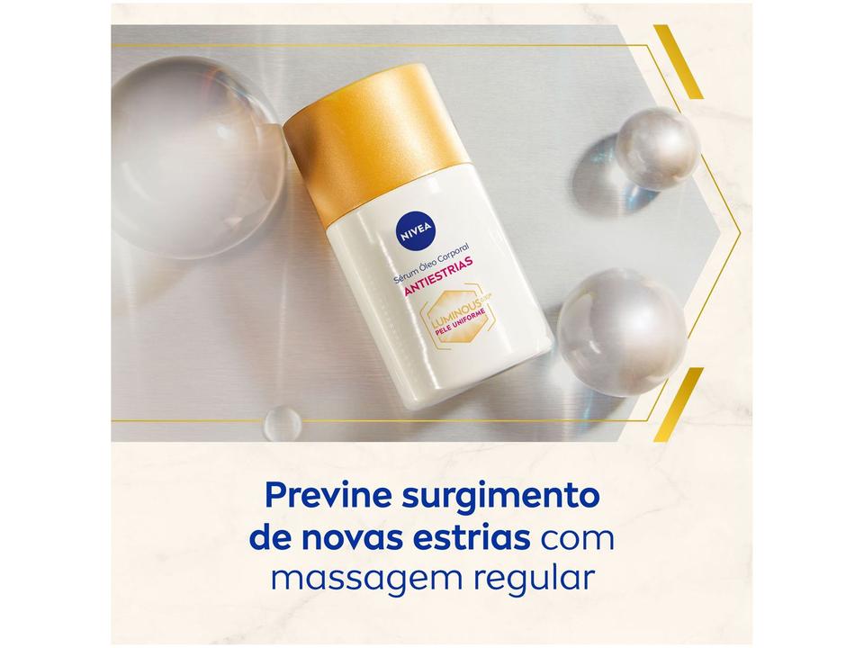 Sérum Nivea Luminous 630 Óleo Corporal Antiestrias 100ml - 2