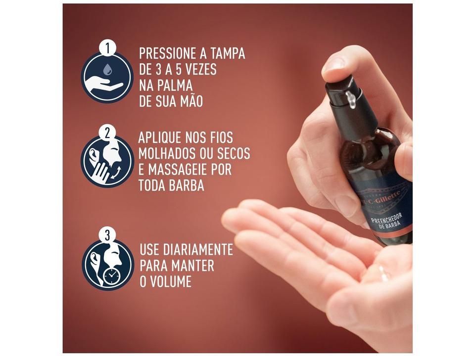Sérum Preenchedor de Barba Gillette King C - 4