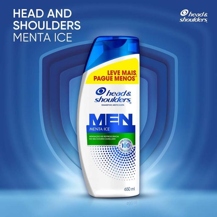 Shampoo Anticaspa Head & Shoulders Menta Ice 650 ml - 1