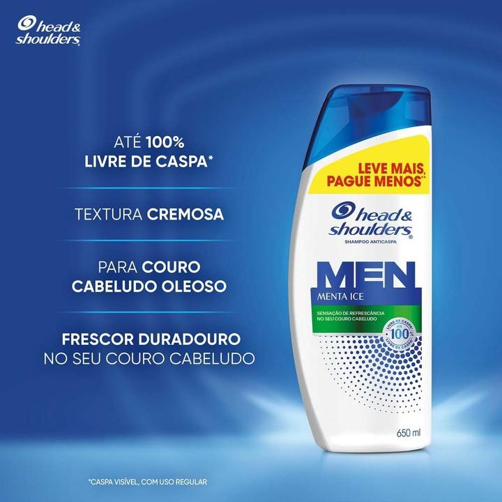 Shampoo Anticaspa Head & Shoulders Menta Ice 650 ml - 2