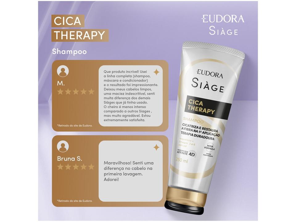 Shampoo Eudora Siàge Cica Therapy 250ml - 2