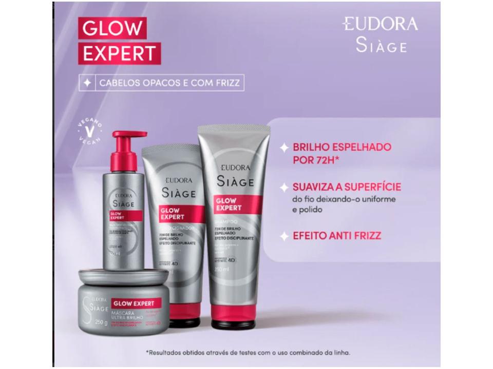 Shampoo Eudora Siàge Glow Expert 250ml - 3