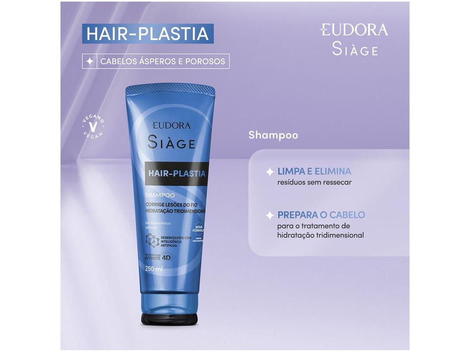 Shampoo Eudora Siàge Hair-plastia 250ml - 1