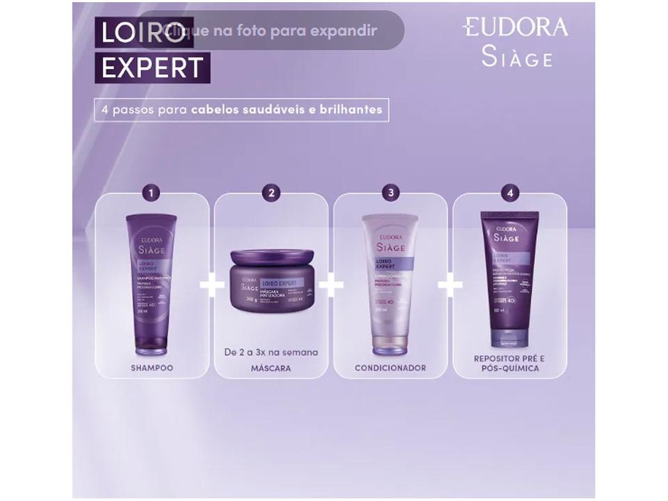 Shampoo Eudora Siàge Loiro Expert 250ml - 3