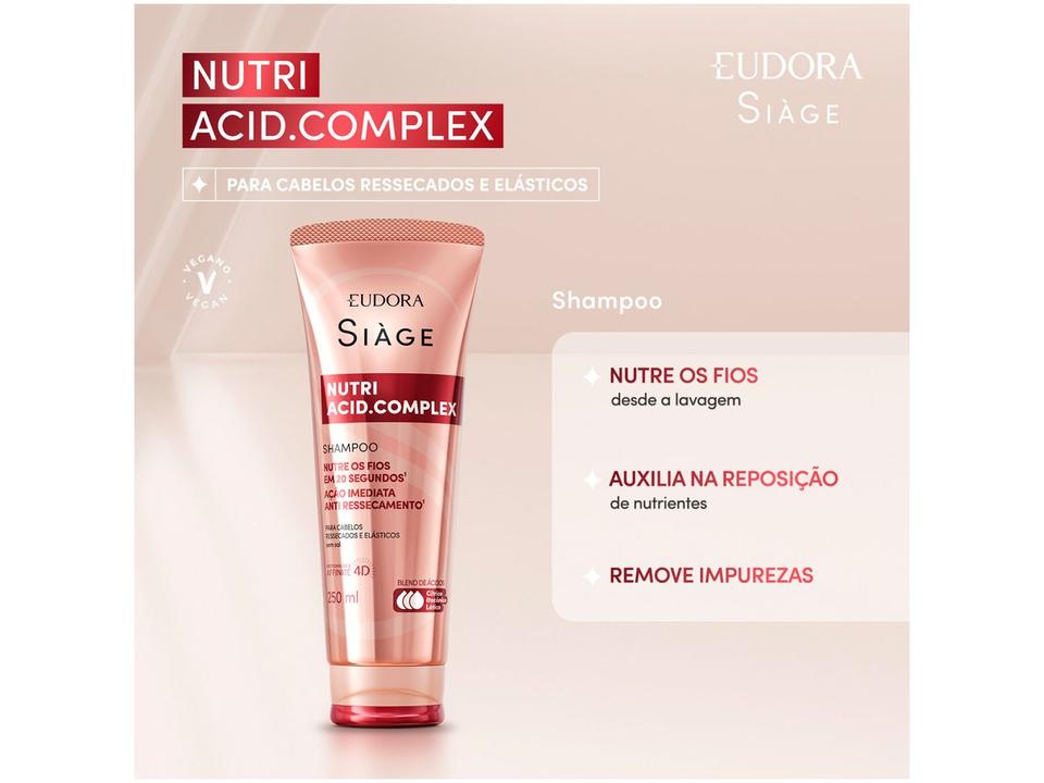 Shampoo Eudora Siàge Nutri Acid Complex 250ml - 1