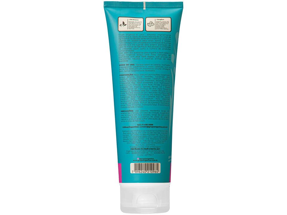 Shampoo Orgânica Chá Branco & Gengibre 250ml - 1