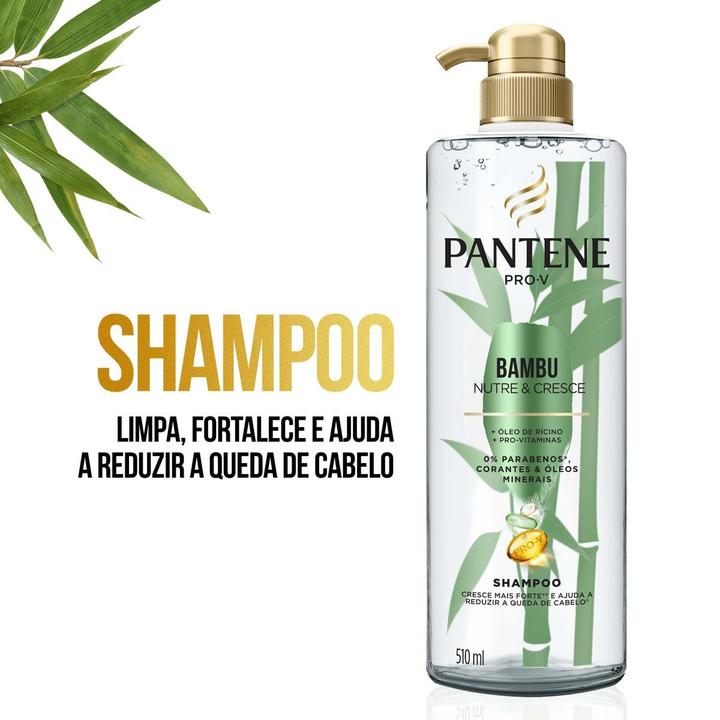 Shampoo Pantene Pro-V Bambu Nutre e Cresce 510ml - 1