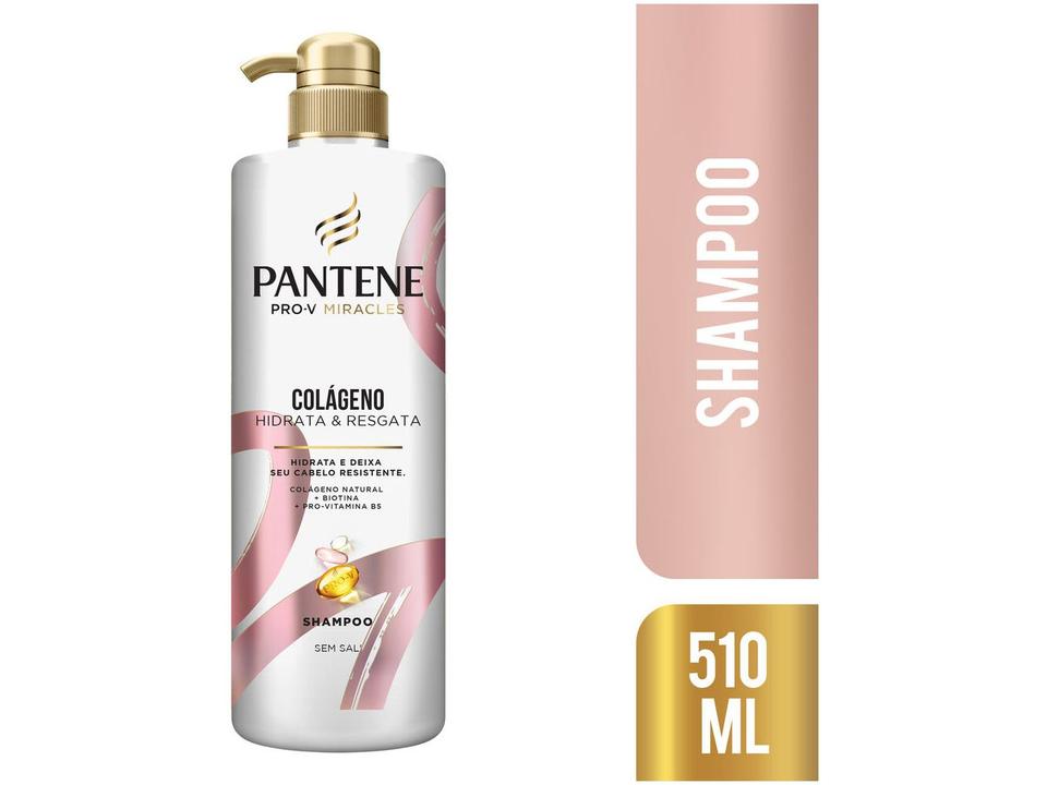 Shampoo Pantene Pro-V Miracles - Colágeno Hidrata e Resgata 510ml - 1