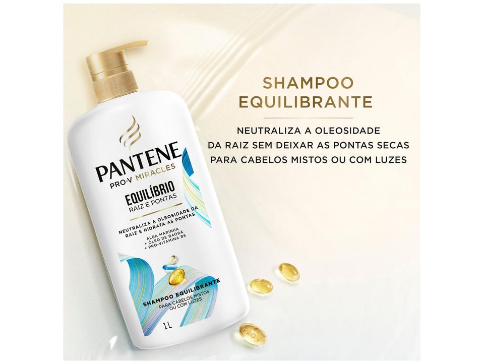 Shampoo Pantene Pro-V Miracles Equilíbrio Raiz e Pontas 1L - 1