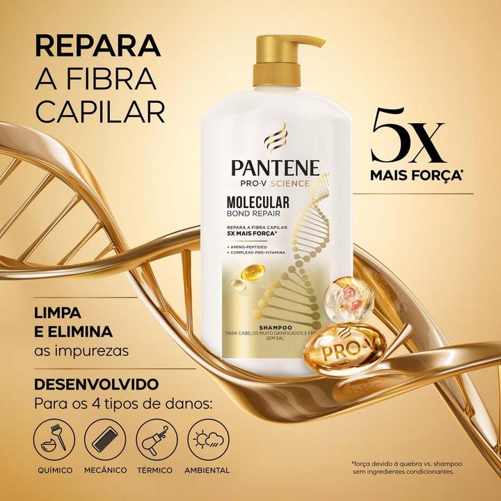 Shampoo Pantene Pro-V Science Molecular Bond Repair 1L - 1