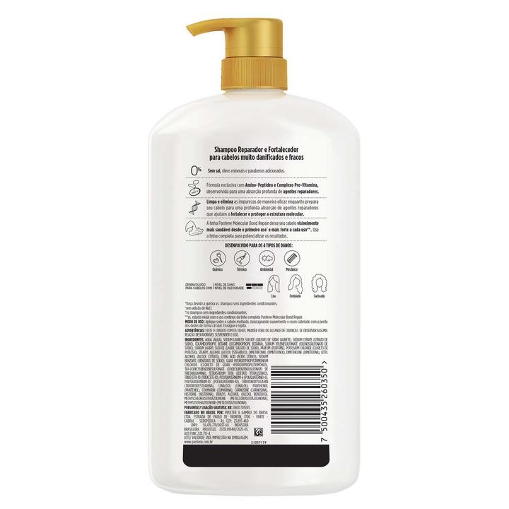 Shampoo Pantene Pro-V Science Molecular Bond Repair 1L - 9
