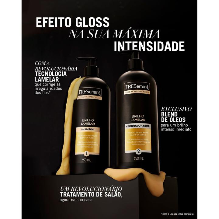 Shampoo TRESemmé Brilho Lamelar 650ml - 5