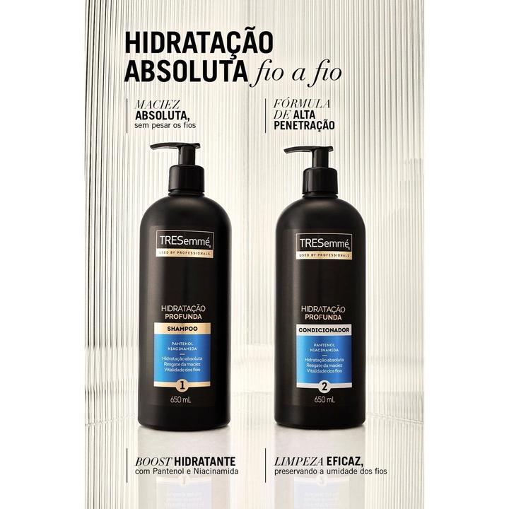 Shampoo Tresemmé Hidratação Profunda 650ml - 4