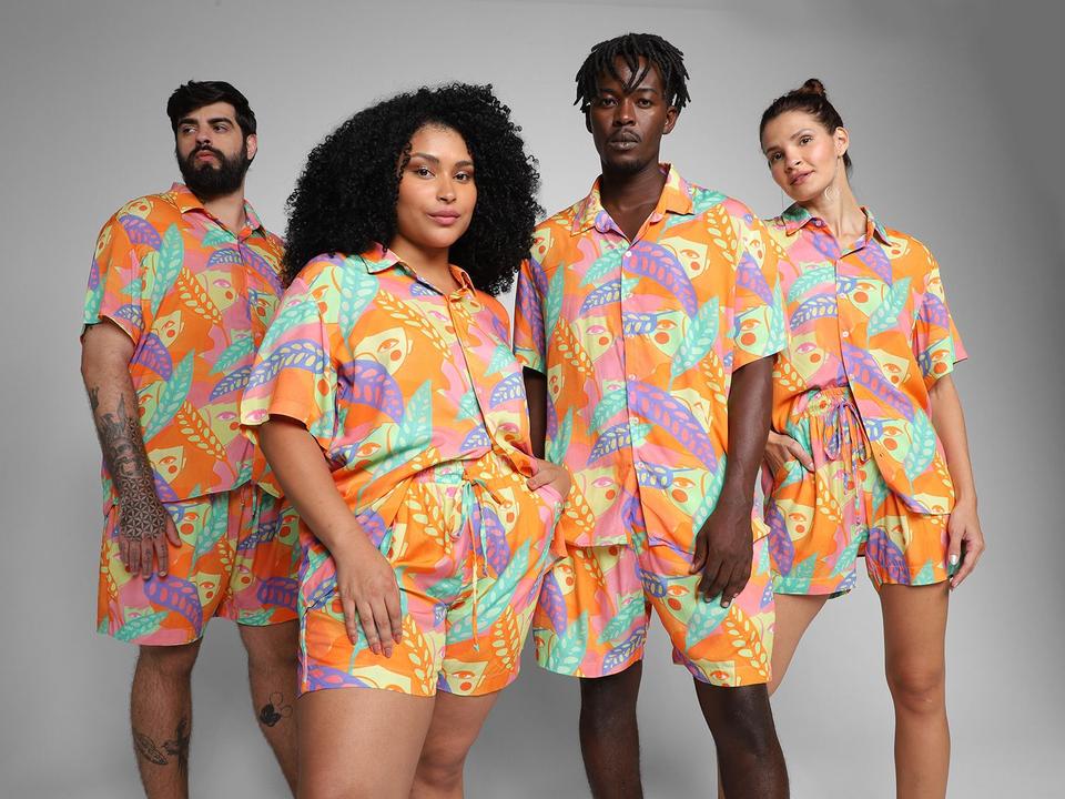 Short Vista Magalu x Flora Yumi Estampada - 5