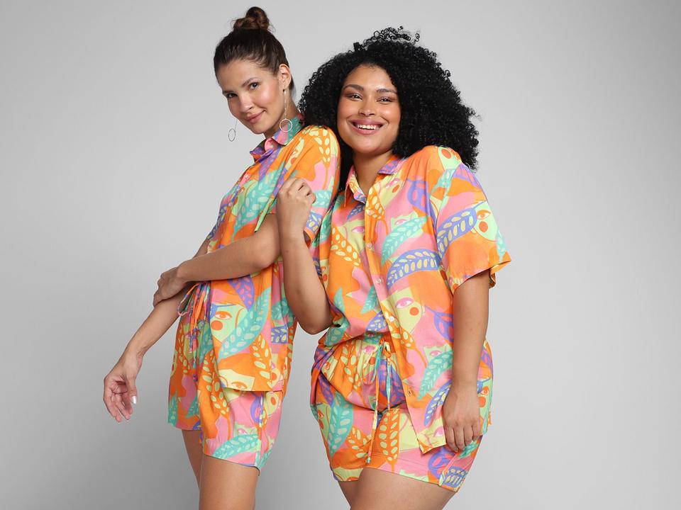 Short Vista Magalu x Flora Yumi Estampada - 4