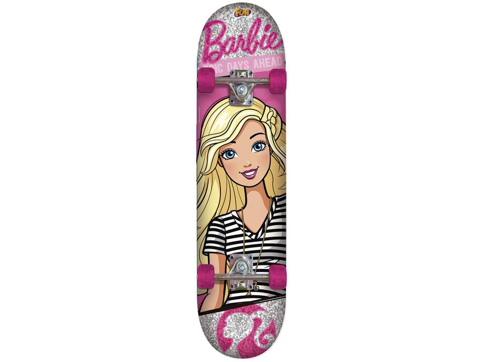 Skate Barbie Fun com Kit de Proteção - 4